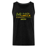 Mind Muscle Connection Men’s Premium Tank - charcoal grey