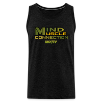 Mind Muscle Connection Men’s Premium Tank - charcoal grey
