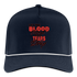 Let The Blood Sweat & Tears Drip Cap - navy/white