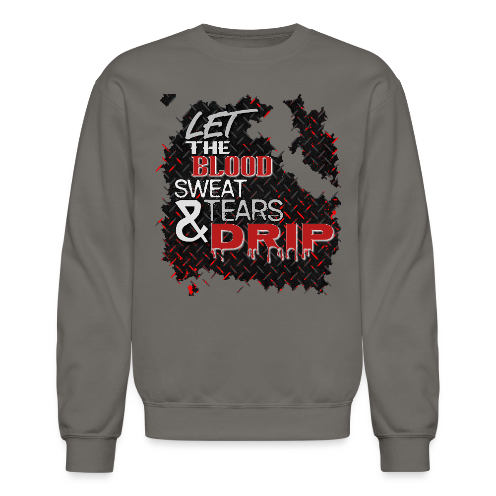 BLOOD SWEAT & TEARS Crewneck Sweatshirt - asphalt gray