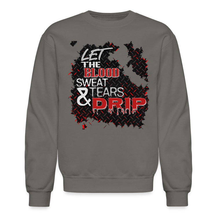 BLOOD SWEAT & TEARS Crewneck Sweatshirt - asphalt gray