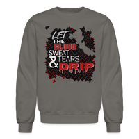 BLOOD SWEAT & TEARS Crewneck Sweatshirt - asphalt gray