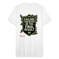 Final Result Jersey T-Shirt by Bella + Canvas - white