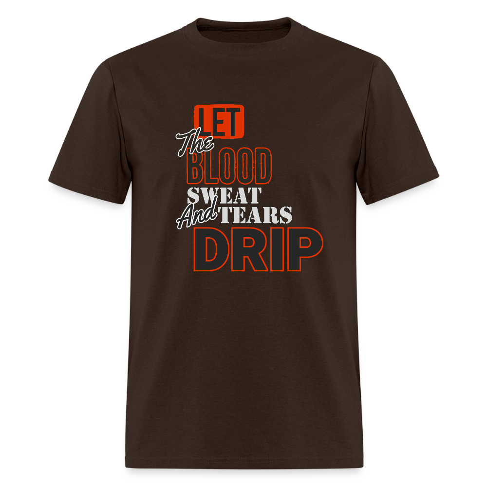 Blood, Sweat & Tears Half Sleeve Premium Tee - brown