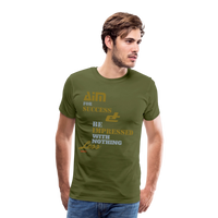 Aim For Success Men's Premium T-Shirt - olive green