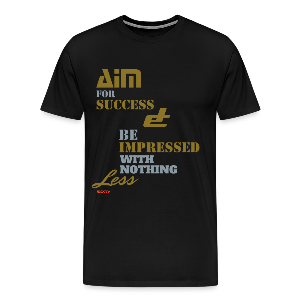 Aim For Success Men's Premium T-Shirt - black