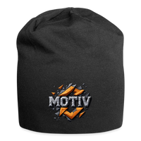 MOTIV Brand Name Jersey Beanie - black