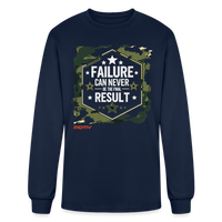 FINAL RESULT Men's Long Sleeve T-Shirt - navy