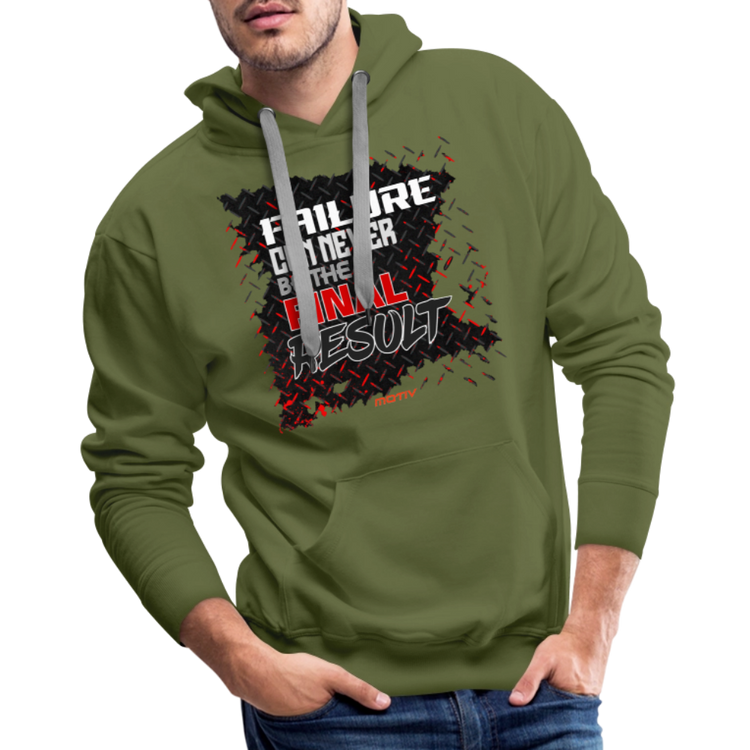 FINAL RESULT Premium Quality Hoodie - olive green