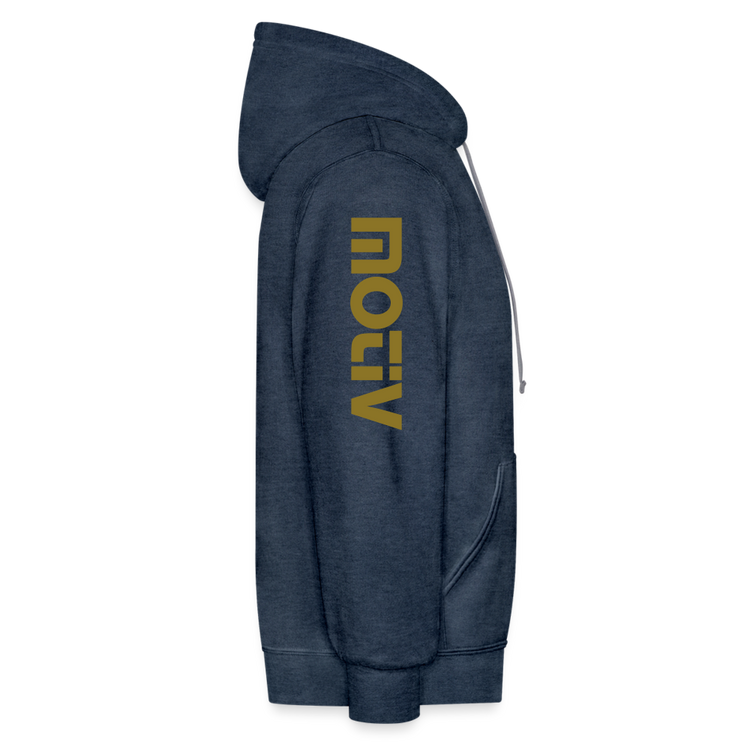 Been There Done That premium Hoodie - indigo heather/asphalt