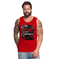LIFE IS A GAME Men’s Premium Tank - red