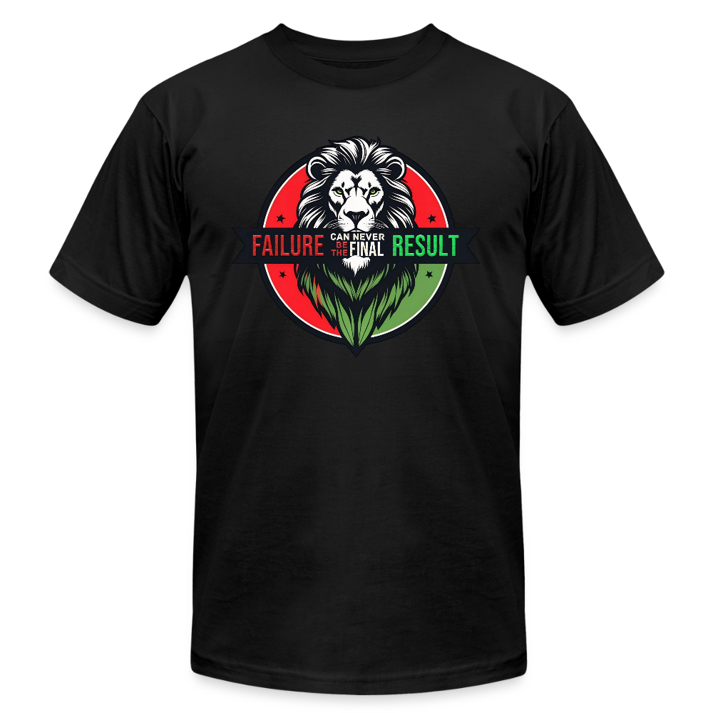THE FINAL RESULT  PALESTINE Edition Jersey T-Shirt by Bella + Canvas - black