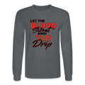 Men's Long Sleeve T-Shirt - charcoal