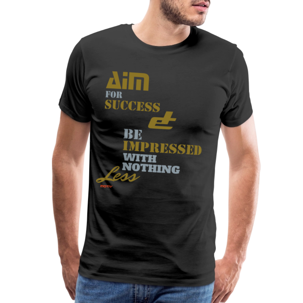 Aim For Success Men's Premium T-Shirt - black