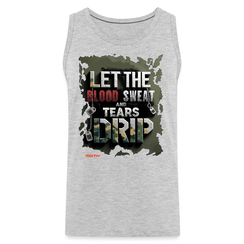 BLODD SWEAT & TEARS Men’s Premium Tank - heather gray