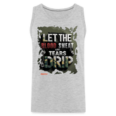 BLODD SWEAT & TEARS Men’s Premium Tank - heather gray