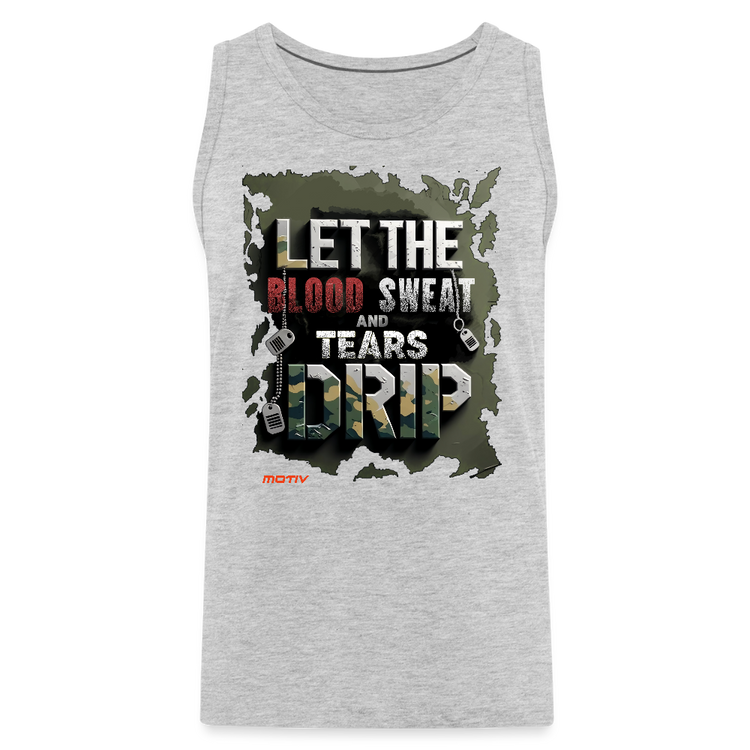 BLODD SWEAT & TEARS Men’s Premium Tank - heather gray
