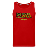 Mind Muscle Connection Men’s Premium Tank - red