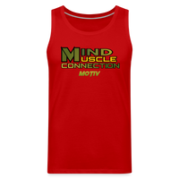 Mind Muscle Connection Men’s Premium Tank - red