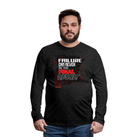 Men's FINAL RESULT Premium Long Sleeve T-Shirt - charcoal grey