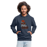 Let The Blood Sweat & Tears Drip Premium Hoodie - indigo heather/asphalt