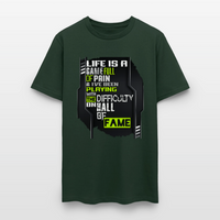 LIFE IS A GAME Men's T-Shirt | GILDAN 5000 - forest green
