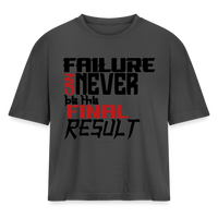 FINAL RESULT Women's Cropped T-Shirt - anthracite grey