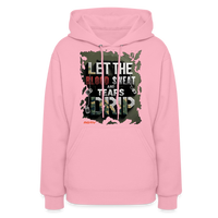BLOOD SWEAT AND TEARS Women's Premium Quality  Hoodie - classic pink