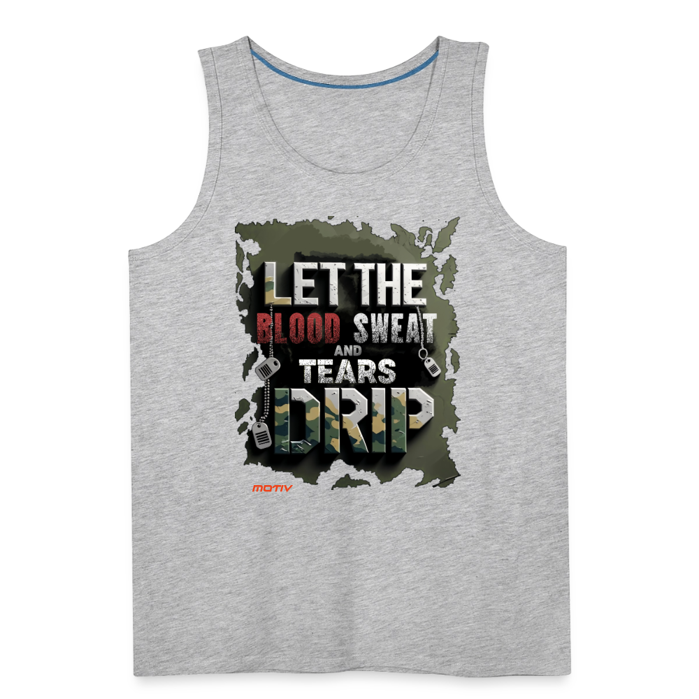 BLODD SWEAT & TEARS Men’s Premium Tank - heather gray