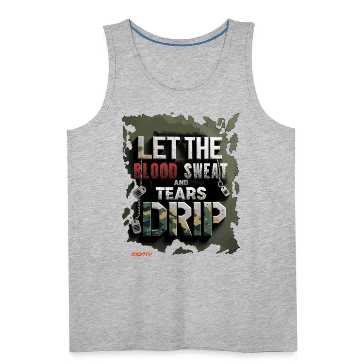 BLODD SWEAT & TEARS Men’s Premium Tank - heather gray