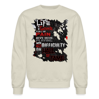LIFE IS A GAME Crewneck Sweatshirt - Sand