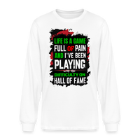PALESTINE EDITION 2 LIFE IS A GAME Men's Organic Long Sleeve T-Shirt - white