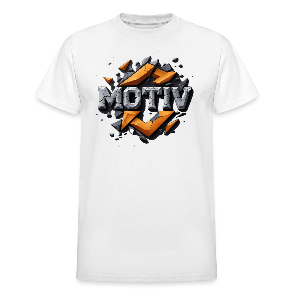 Brand Name MOTIV Ultra Cotton Adult T-Shirt - white