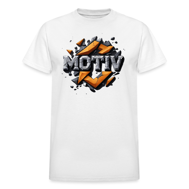 Brand Name MOTIV Ultra Cotton Adult T-Shirt - white