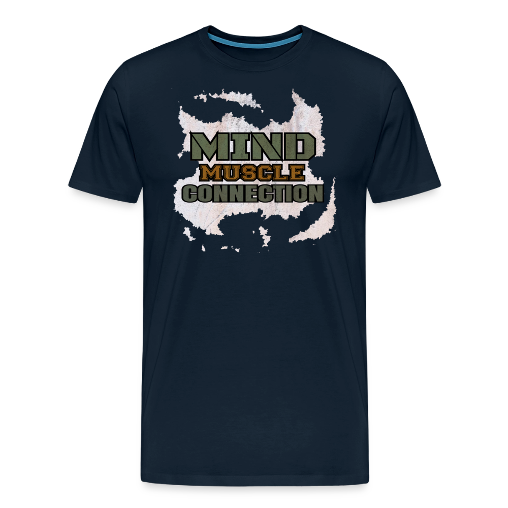Mind Muscle Connection Premium T-Shirt - deep navy