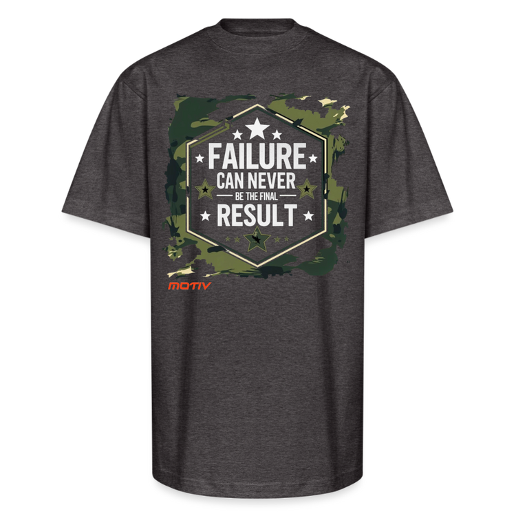 Final Result long premium quality T-Shirt - charcoal grey