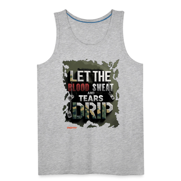 BLODD SWEAT & TEARS Men’s Premium Tank - heather gray