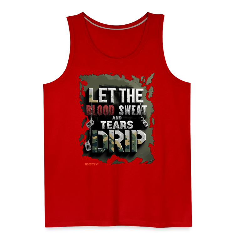 BLODD SWEAT & TEARS Men’s Premium Tank - red
