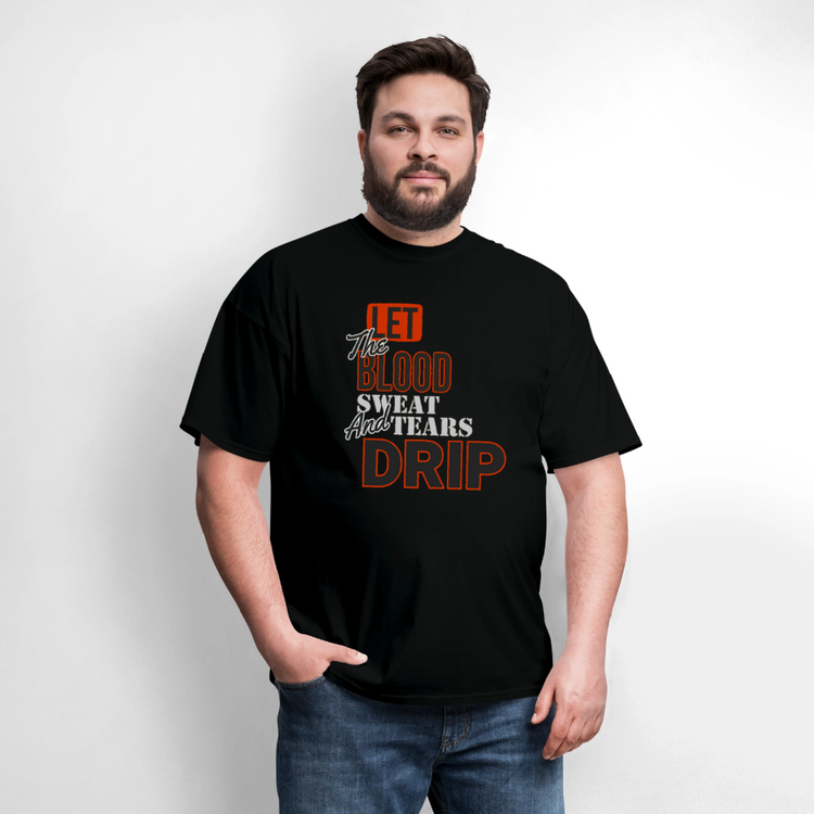 Blood, Sweat & Tears Half Sleeve Premium Tee - black