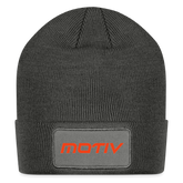 Motiv Patch Beanie - charcoal grey