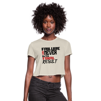 FINAL RESULT Women's Cropped T-Shirt - dust