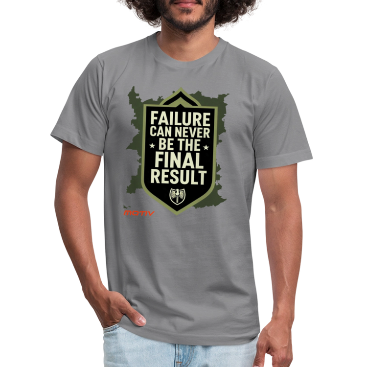 Final Result Jersey T-Shirt by Bella + Canvas - slate