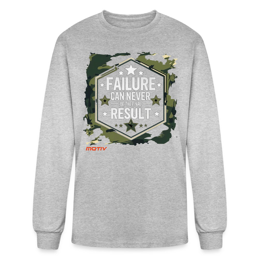 FINAL RESULT Men's Long Sleeve T-Shirt - heather gray