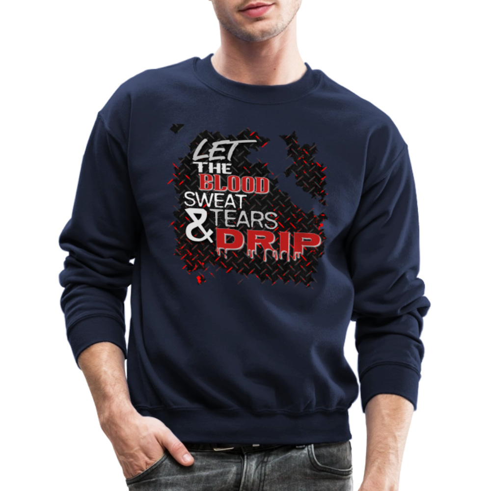 BLOOD SWEAT & TEARS Crewneck Sweatshirt - navy