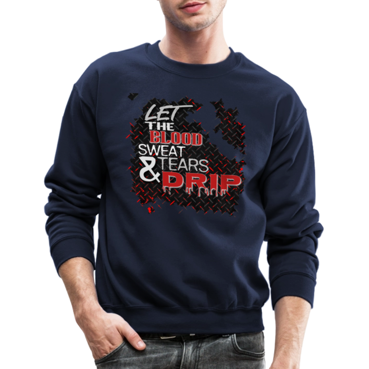 BLOOD SWEAT & TEARS Crewneck Sweatshirt - navy