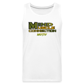 Mind Muscle Connection Men’s Premium Tank - white