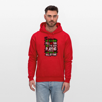 LIFE IS A GAME men's premium quality hoodie - red