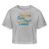 Aim For Success Women’s Champion Cropped T-Shirt - heather gray