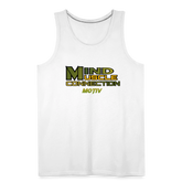 Mind Muscle Connection Men’s Premium Tank - white