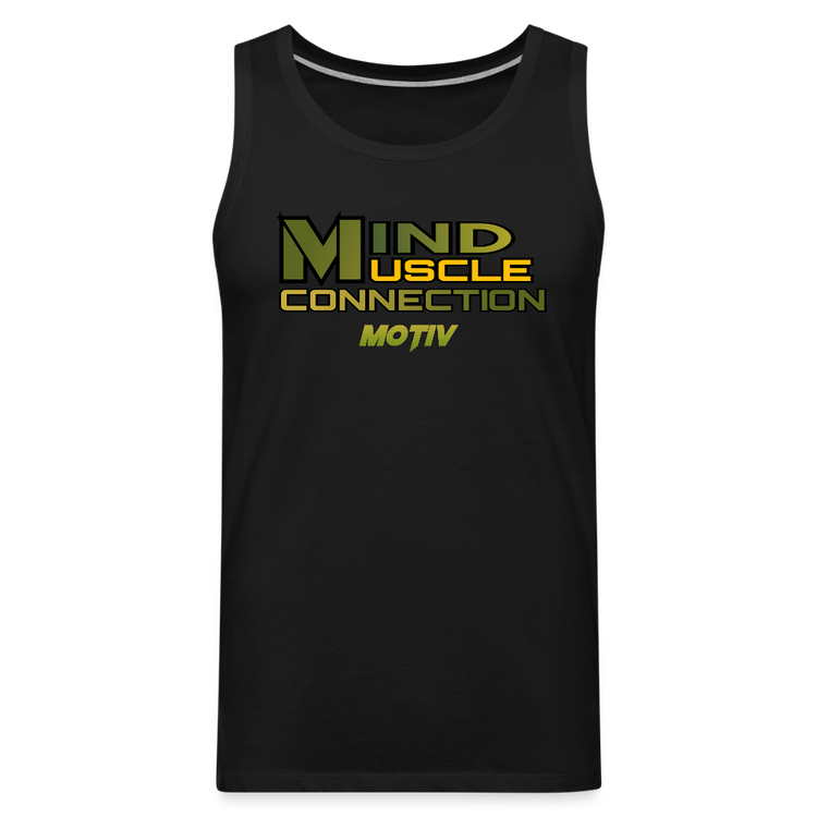 Mind Muscle Connection Men’s Premium Tank - black